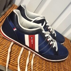 Alpine Swiss Mens Stefan Suede Trim Retro Fashion Sneakers 11